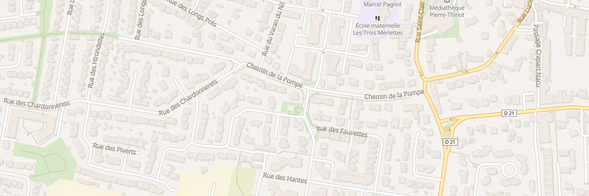 Plan du 2 Rue des Hantes à Pontault-Combault