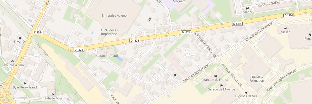 Plan du 3 Rue du Clos du Chapitre à Senlis