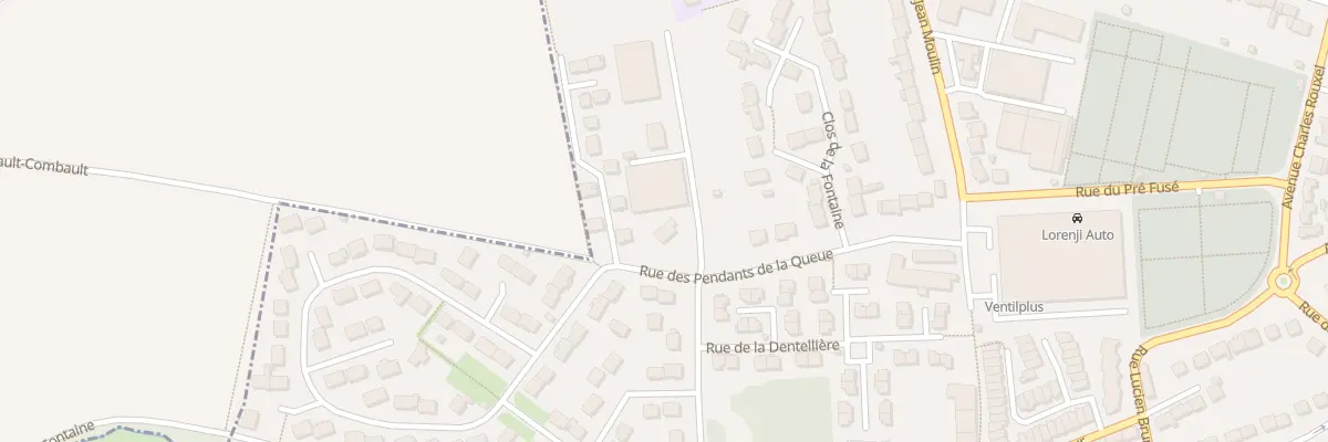 Plan du 16 Rue des Pendants de la Queue à Pontault-Combault