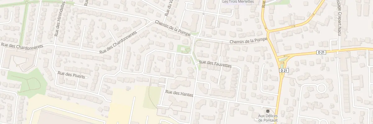 Plan du 6 Rue des Hantes à Pontault-Combault