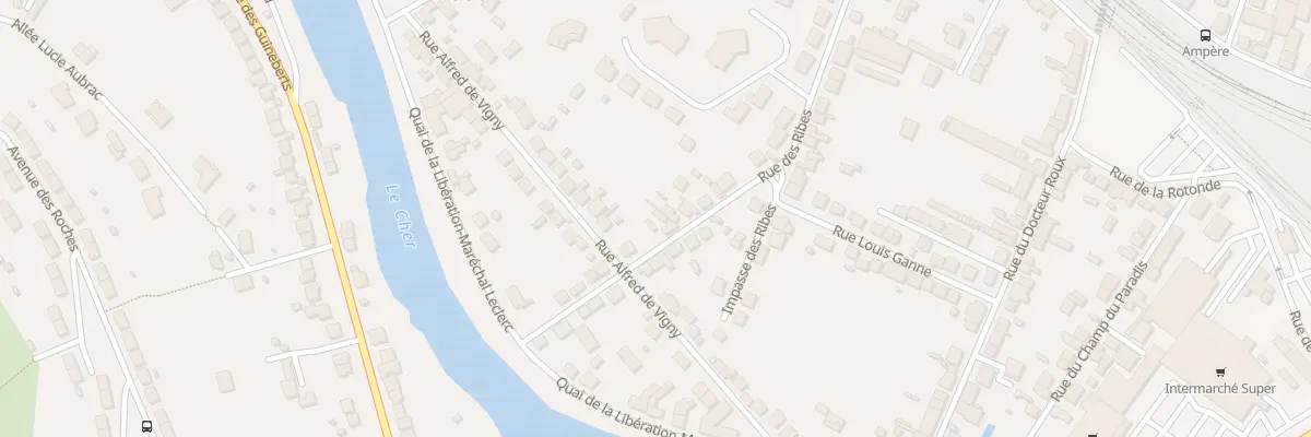Plan du 62 Rue des Ribes à Montluçon