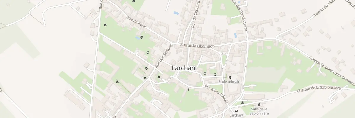 Plan du 3 Rue du Grand Cerf à Larchant