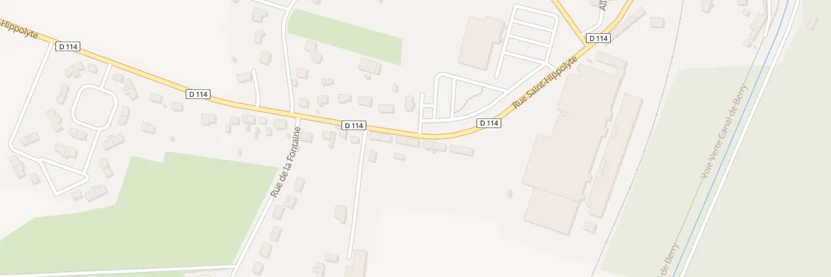 Plan du 11 Rue St Hippolyte à Vaux