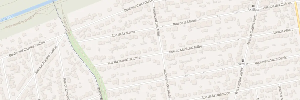 Plan du 42 Rue du Maréchal Joffre à Villeparisis
