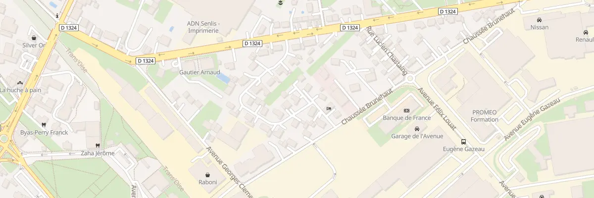 Plan du 17 Rue du Clos du Chapitre à Senlis