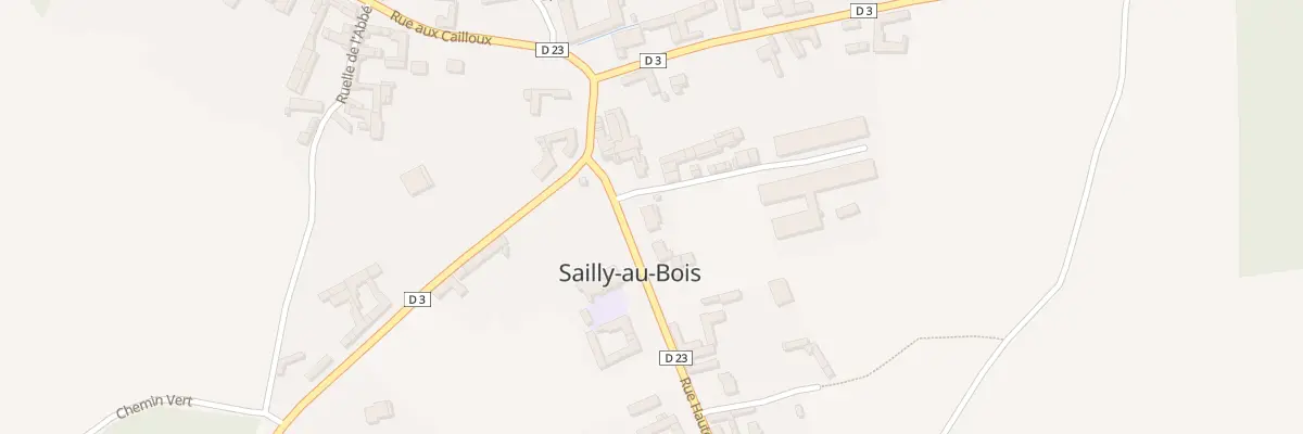 Plan du 9 Rue Haute à Sailly-au-Bois