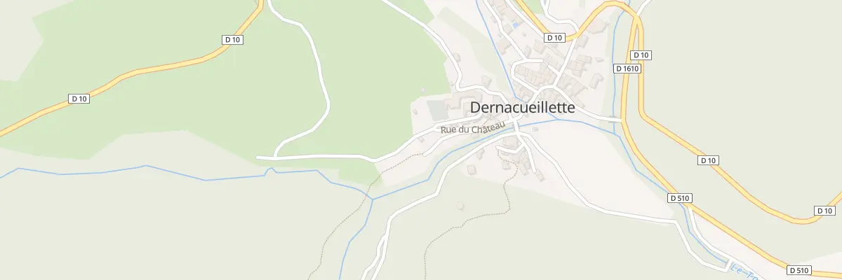 Plan du 2 Rue du Château à Dernacueillette