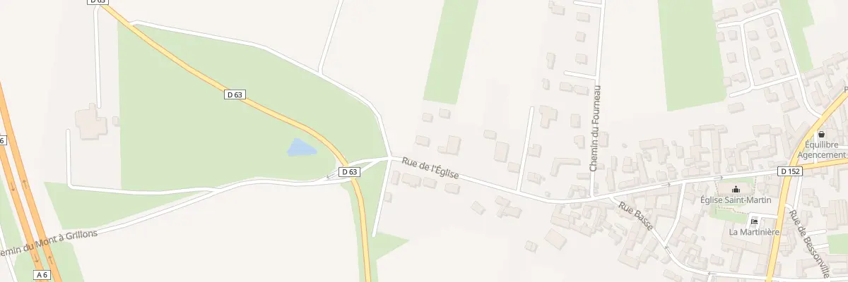 Plan du 60 Rue de l’Eglise à Ury