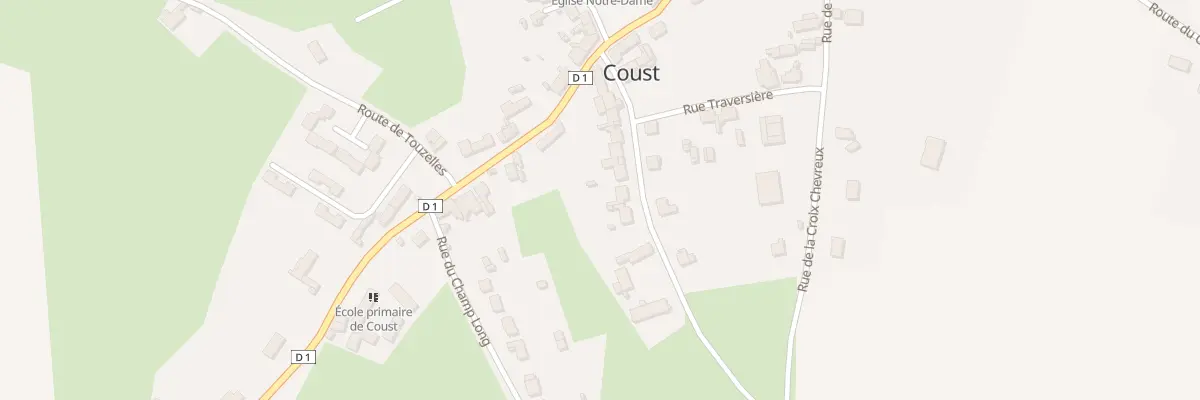 Plan du 12 Rte de Changy à Coust
