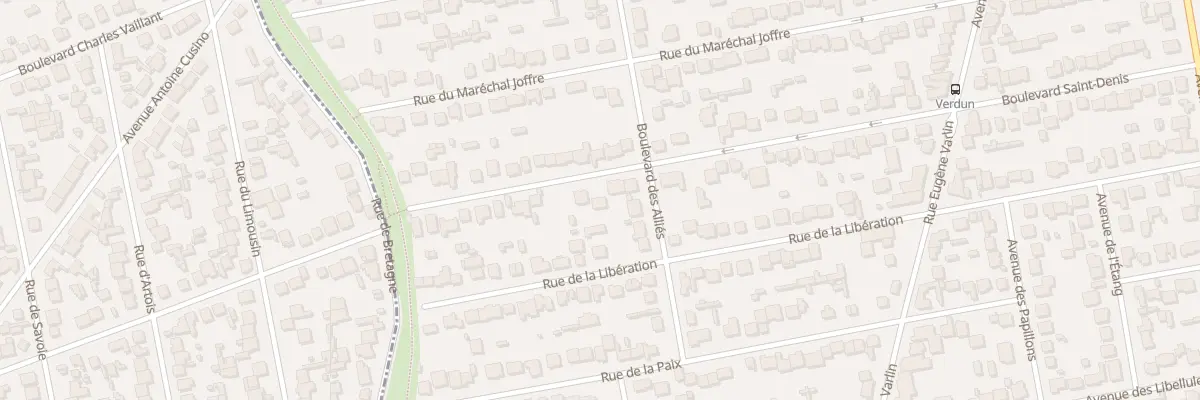 Plan du 37 Rue de Verdun à Villeparisis