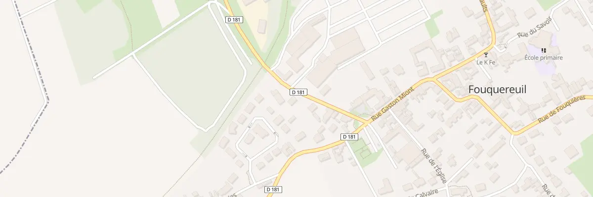 Plan du 13 Rue Grard à Fouquereuil