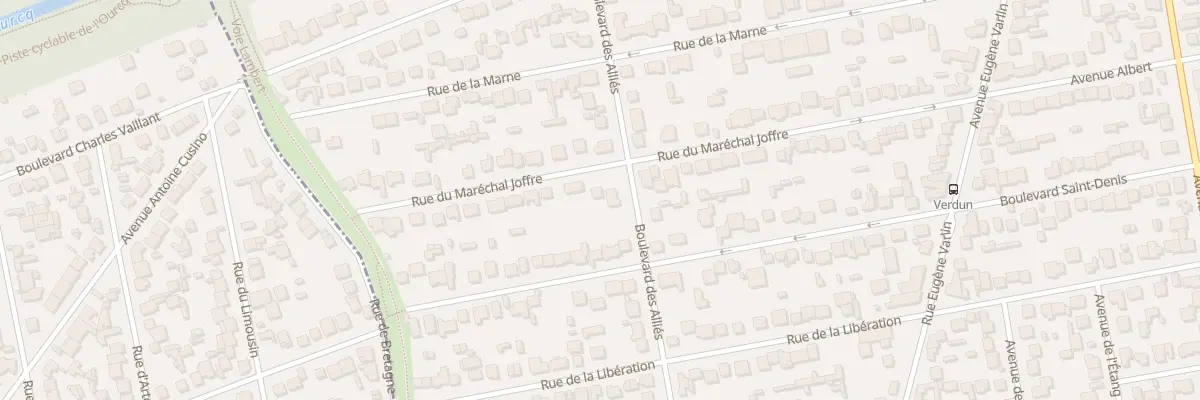 Plan du 39 Rue du Maréchal Joffre à Villeparisis