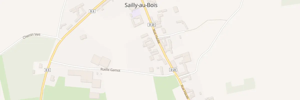 Plan du 18 Rue Haute à Sailly-au-Bois