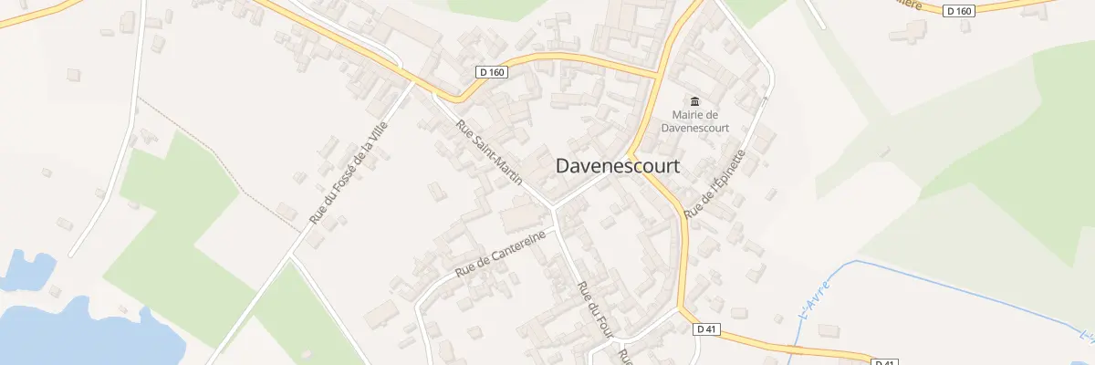 Plan du 10 Rue de l’Église à Davenescourt