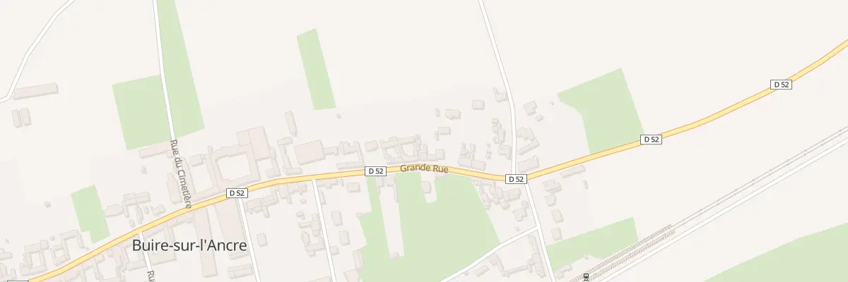 Plan du 18 Gr Grande Rue à Buire-sur-l’Ancre