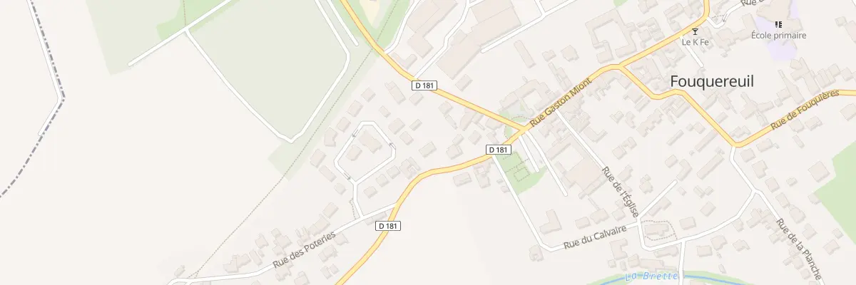 Plan du 9B Rue de Gosnay à Fouquereuil