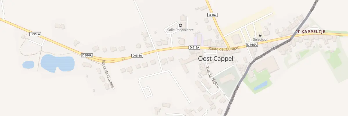 Plan du 25 Rte de l’Europe à Oost-Cappel