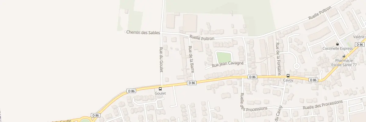 Plan du 7 Rue de la Barre à Courtry