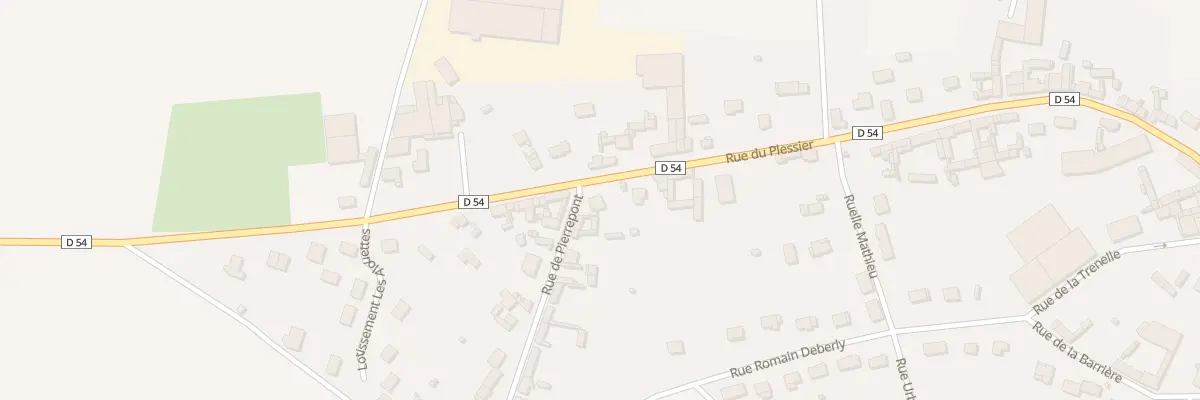 Plan du 39 Rue du Plessier à Hangest-en-Santerre