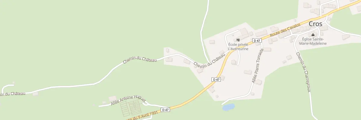Plan du 5079B Le Bourg à Cros