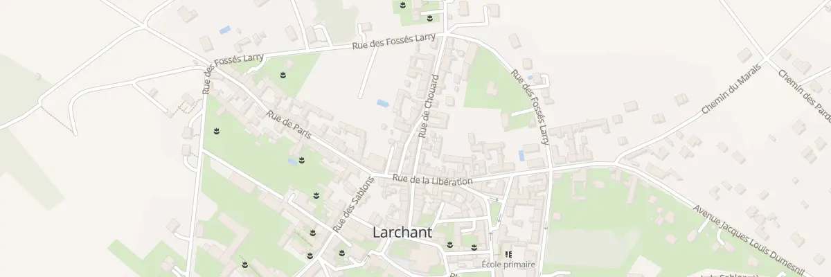 Plan du 3 Rue de Chouard à Larchant