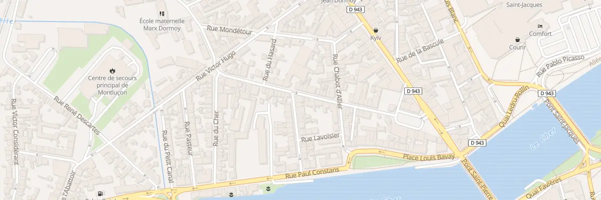 Plan du 35 Rue Denis Papin à Montluçon
