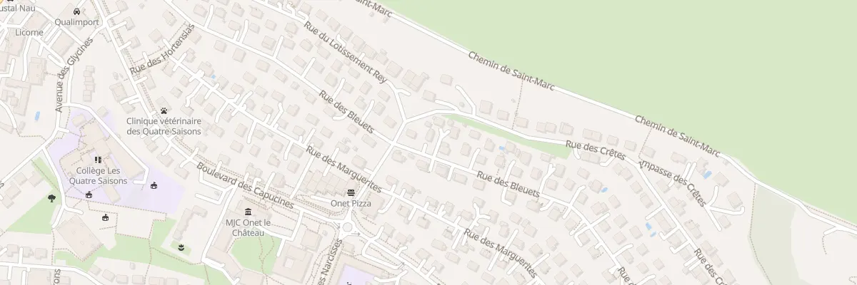 Plan du 77 Rue des Bleuets à Onet-le-Château