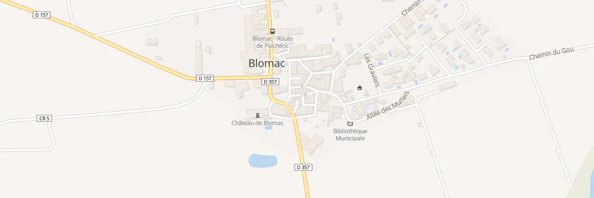 Plan du 6 Rue du Commerce à Blomac