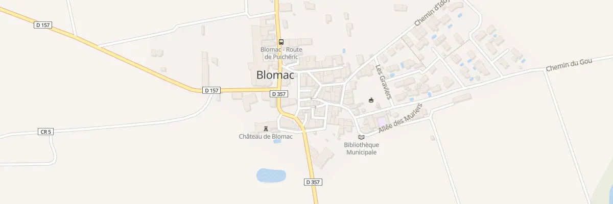 Plan du 2 Rue de la République à Blomac