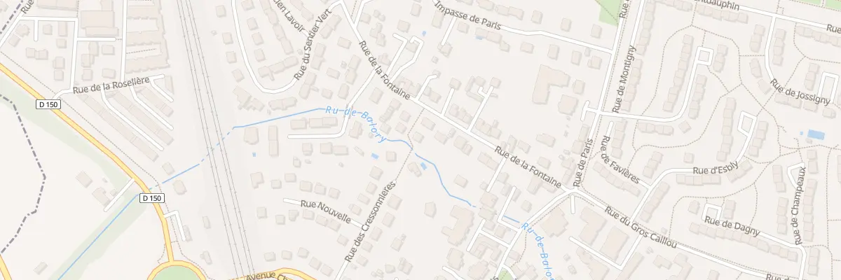 Plan du 9B Rue de la Fontaine à Cesson