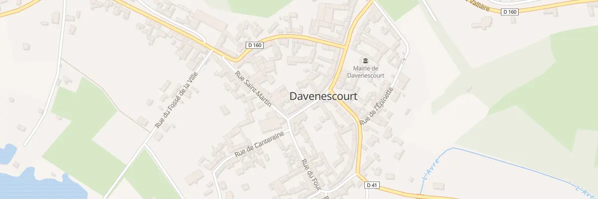 Plan du 5091 Rue de l’Église à Davenescourt