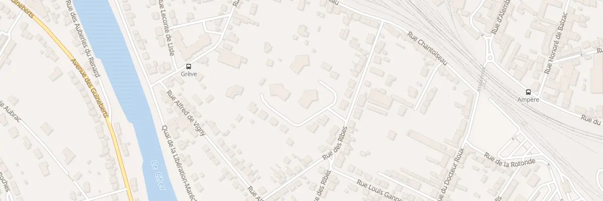 Plan du 36 Rue des Ribes à Montluçon