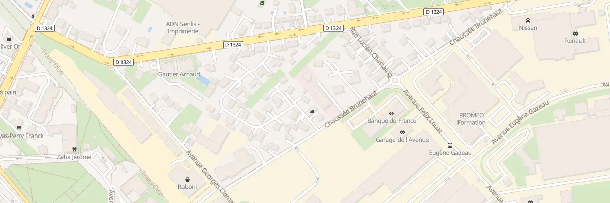 Plan du 23 Rue du Clos du Chapitre à Senlis