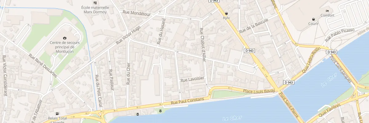 Plan du 33 Rue Denis Papin à Montluçon