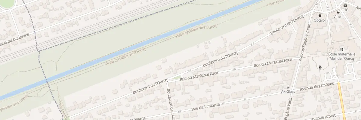 Plan du 54 Bd de l’Ourcq à Villeparisis