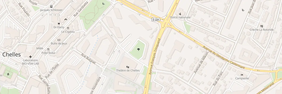 Plan du 13 Rue de la Liberté à Chelles