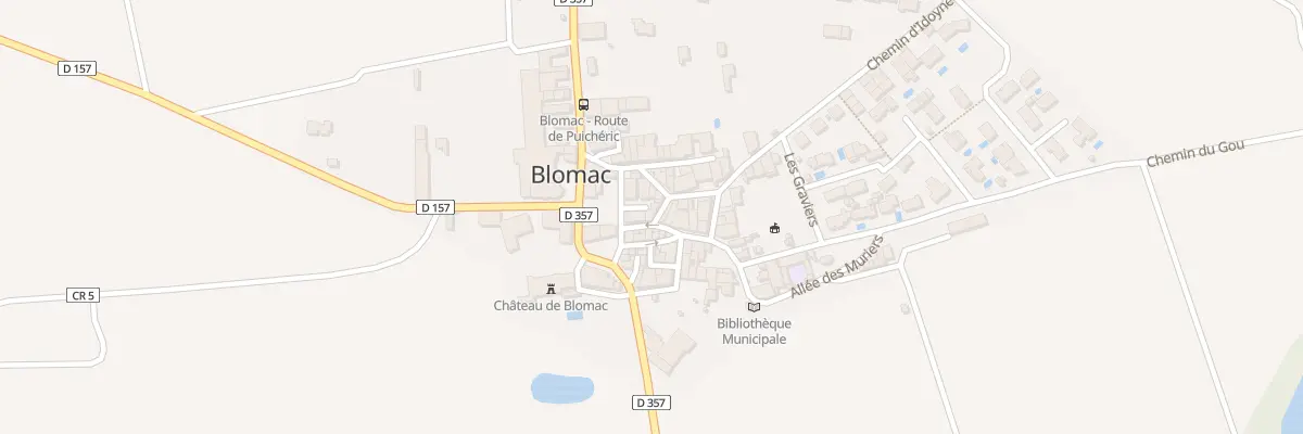 Plan du 4 Rue de la Mairie à Blomac