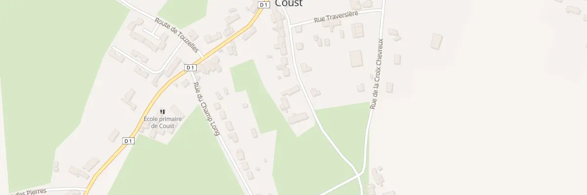 Plan du 18 Rte de Changy à Coust