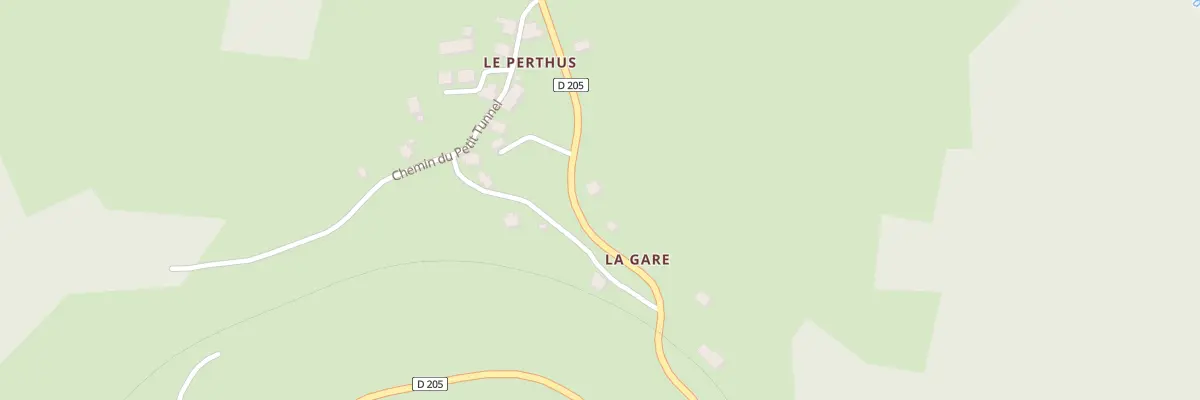 Plan du 1 La Gare à Saint-Étienne-de-Chomeil