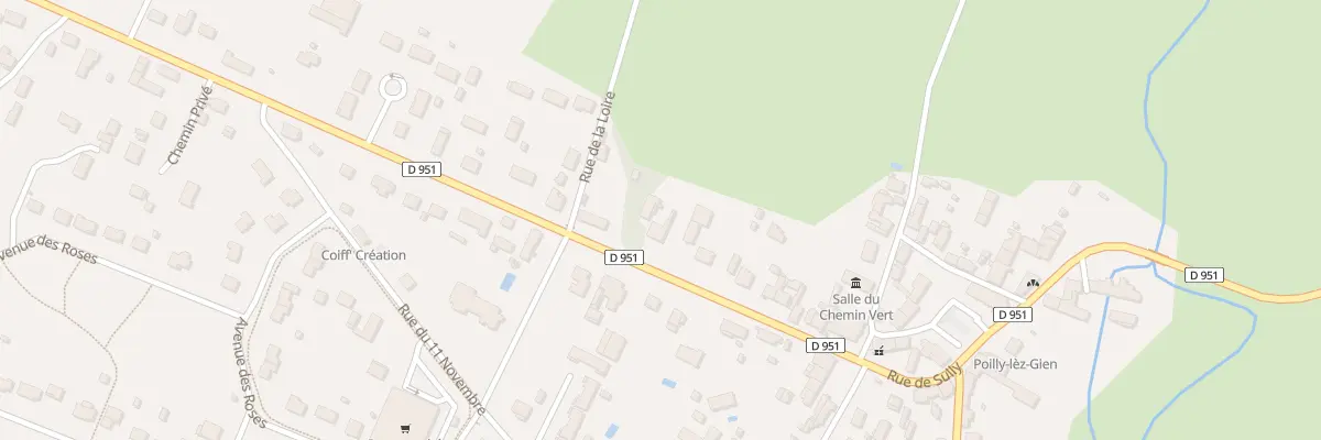 Plan du 38 Rue de Sully à Poilly-lez-Gien