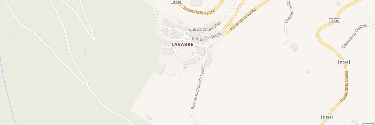 Plan du 5122 Lavabre à Connac