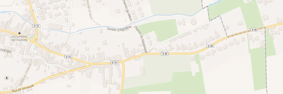 Plan du 11 Rue d’Agnières à Aubigny-en-Artois