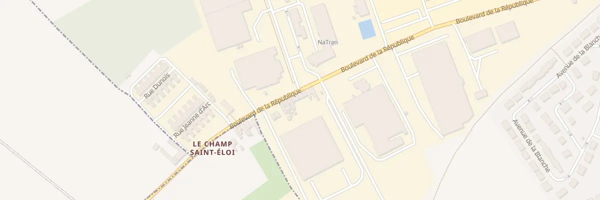 Plan du 601 Bd de la République à Annezin