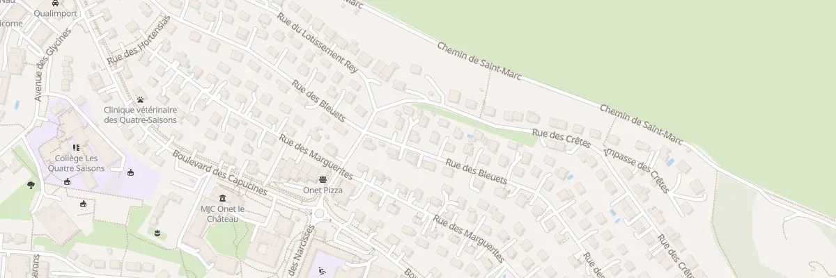 Plan du 83 Rue des Bleuets à Onet-le-Château