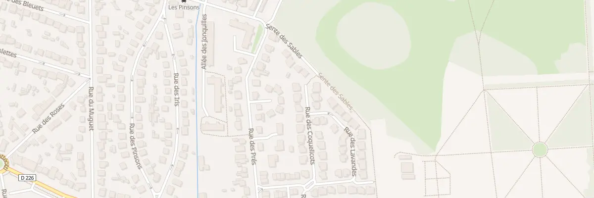 Plan du 21 Rue des Coquelicots à Champs-sur-Marne