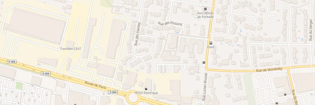 Plan du 74 Rue des Hantes à Pontault-Combault