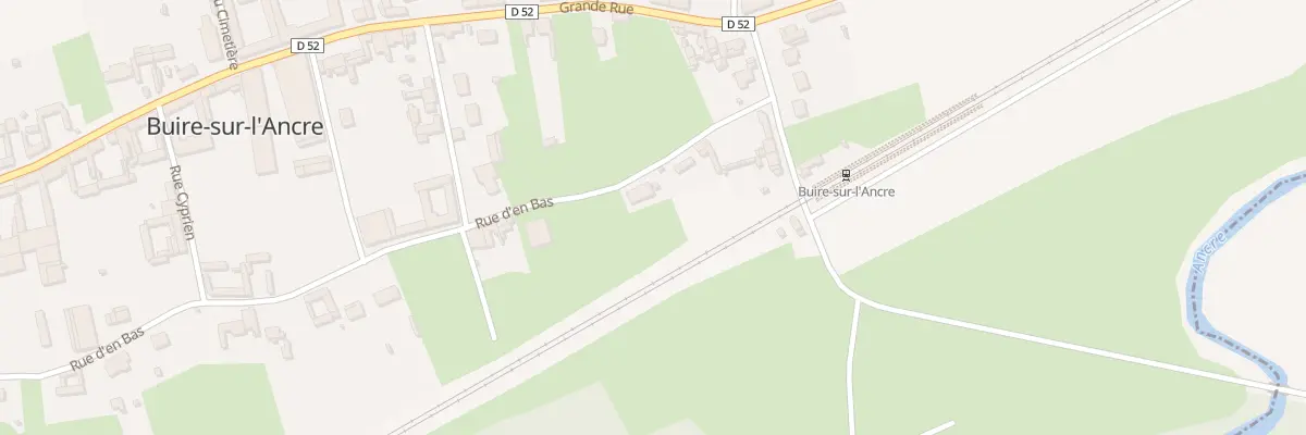 Plan du 42T Rue d’En Bas à Buire-sur-l’Ancre