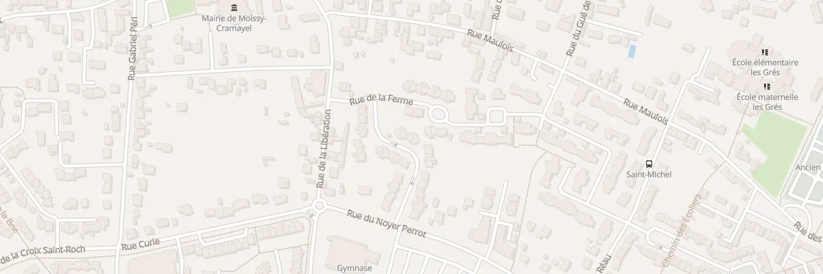 Plan du 81 Rue du Gymnase à Moissy-Cramayel