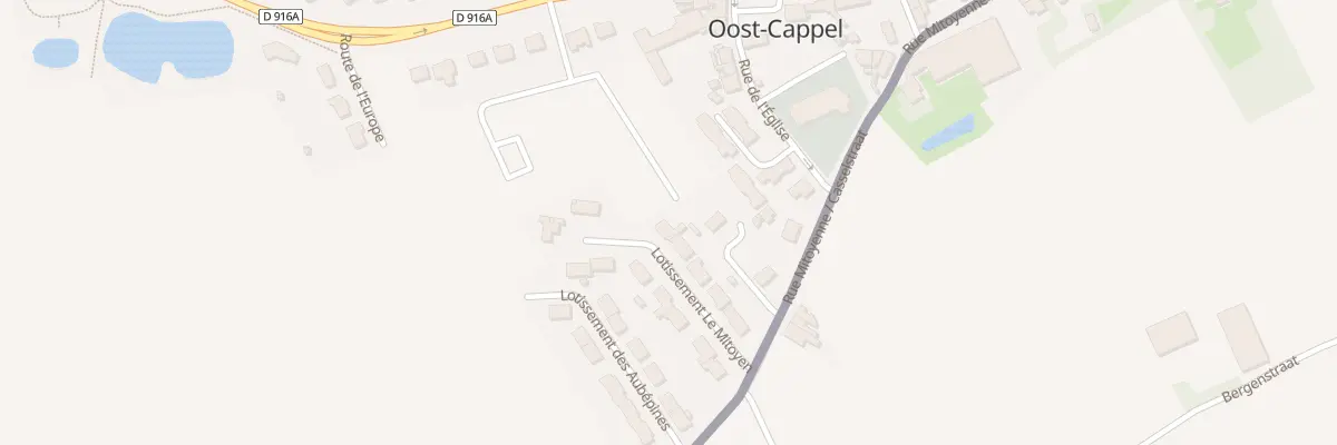 Plan du 10 Lot Le Mitoyen à Oost-Cappel