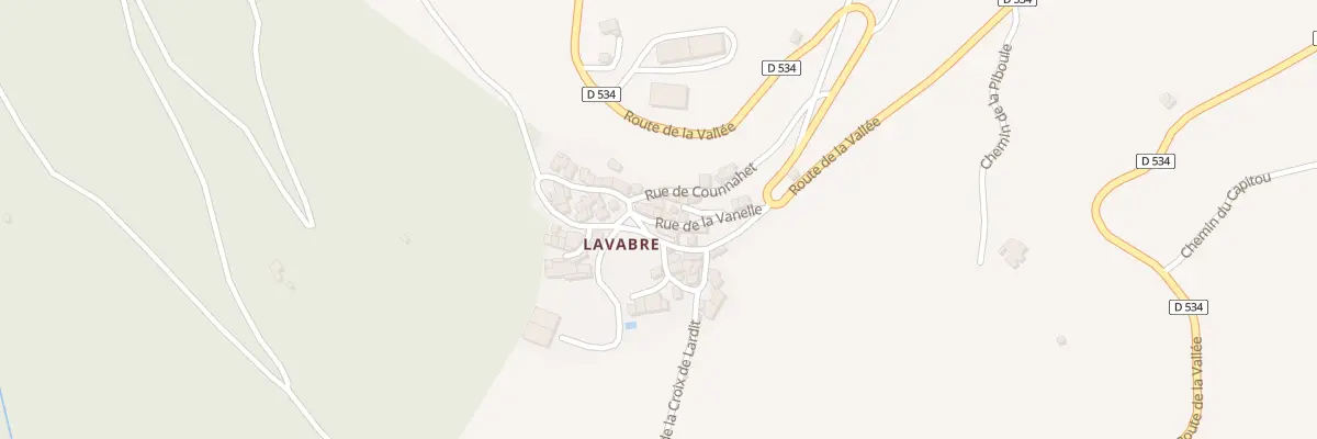 Plan du 5278F Lavabre à Connac